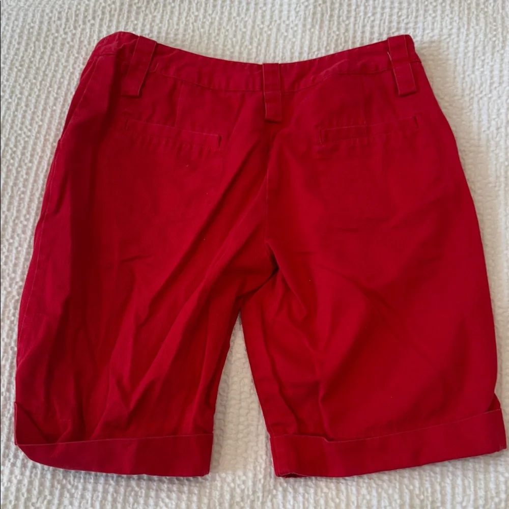 Classic Red Women's Bermuda Shorts
